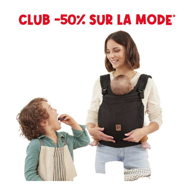 Ergonomic and adjustable soft structured baby carrier - Prémaman