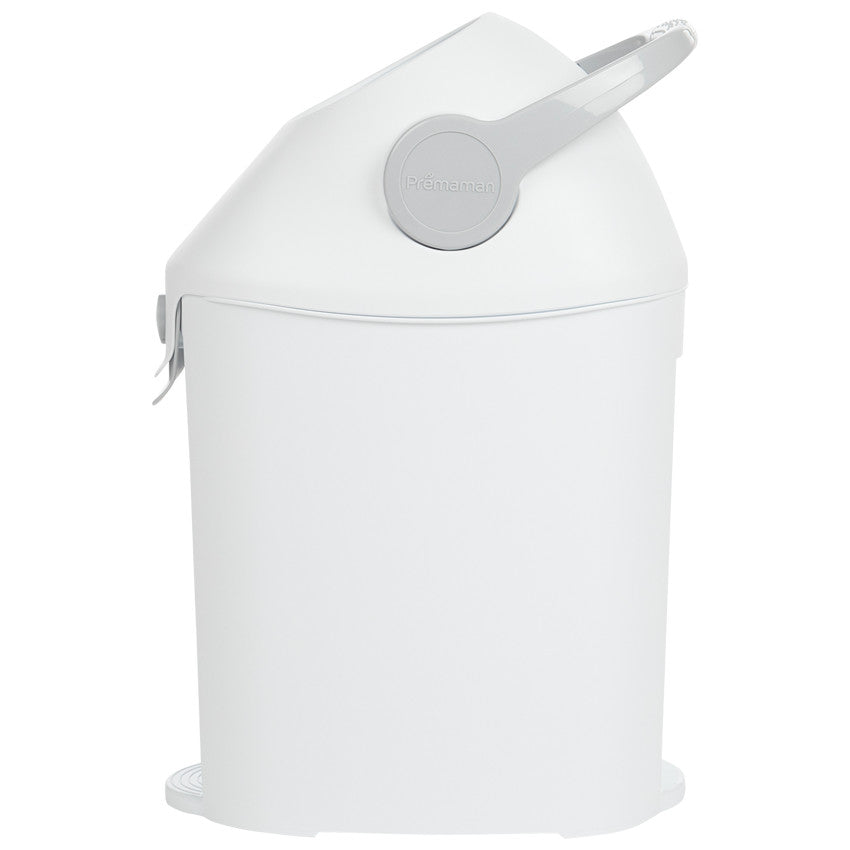 Diaperoo White Diaper Pail - Prémaman
