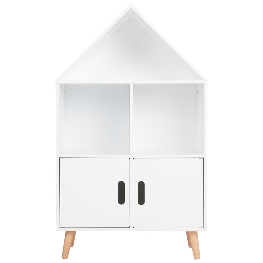 House-shaped bookcase with 2 doors - Maternity