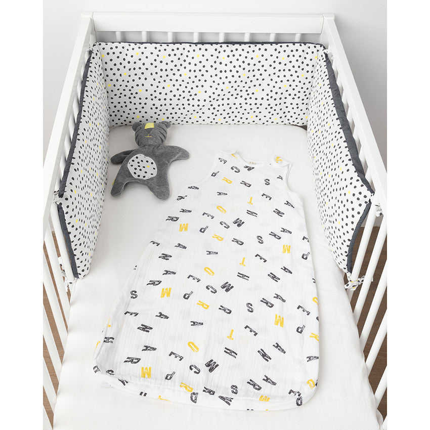Sleeveless cotton muslin sleep bag TOG 0.5 - Prémaman