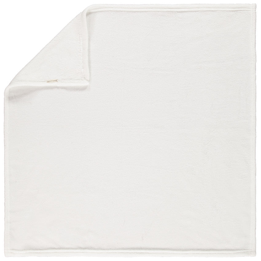 Couverture en sherpa unie 75 x 75 cm - Prémaman