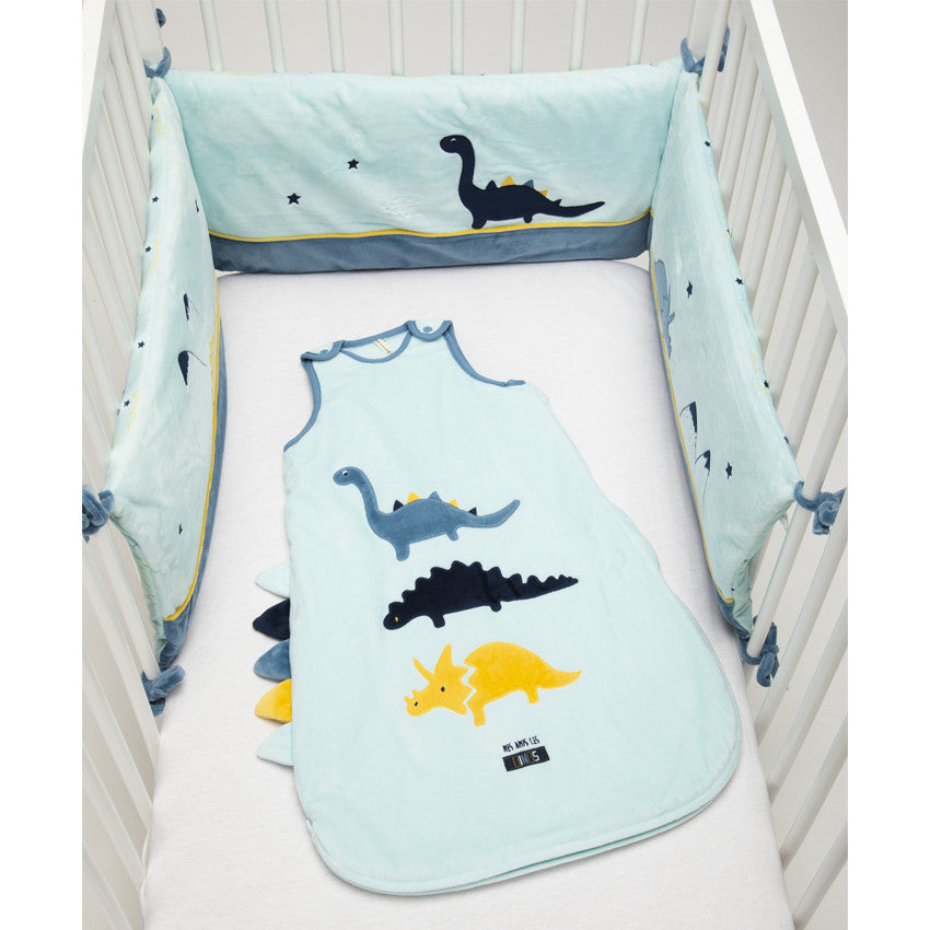Cot bumper 3 sides My dinosaur friends - Prémaman