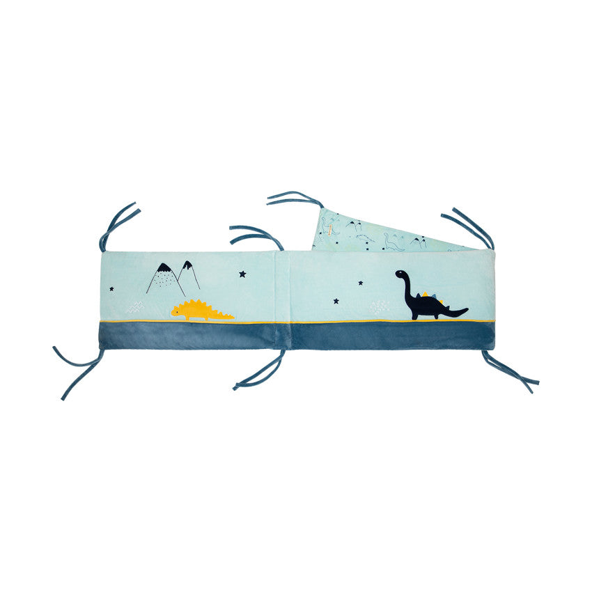 Cot bumper 3 sides My dinosaur friends - Prémaman