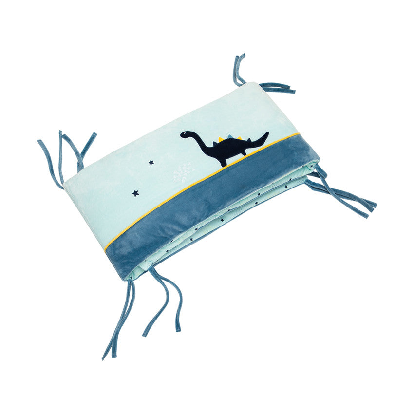 Cot bumper 3 sides My dinosaur friends - Prémaman