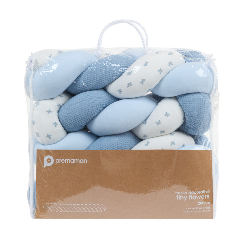 Decorative Braid Tiny Flowers - Blue - Maternity