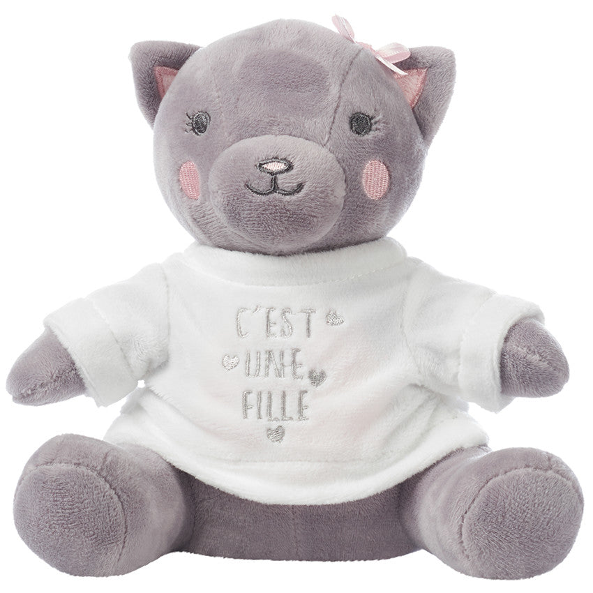 "It's a girl" birth announcement plush outfit - Premaman