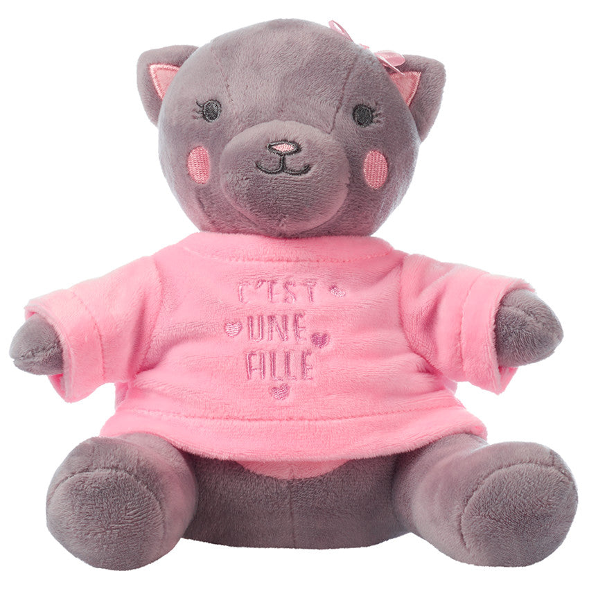 "It's a girl" birth announcement plush outfit - Premaman