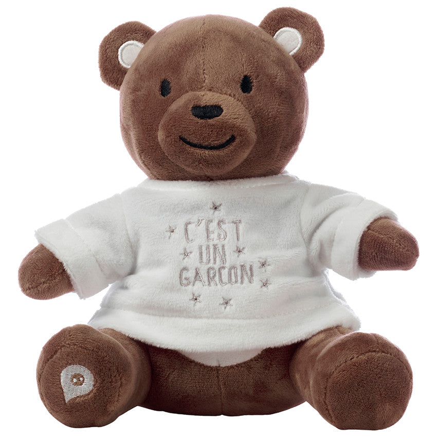 "It's a Boy" birth announcement outfit for plush toy - Prémaman