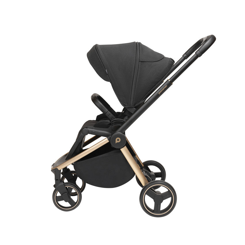 Alba Trio Stroller with Black/Champagne Carrycot - Prémaman