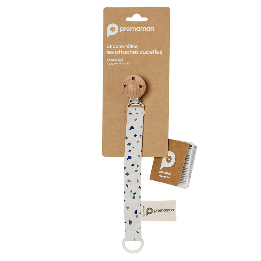 Wooden clip pacifier clip - Preamaman