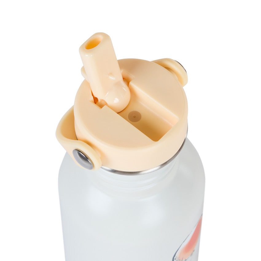 Stainless steel water bottle with Winnie the Pooh straw Disney - 500ml - Prémaman