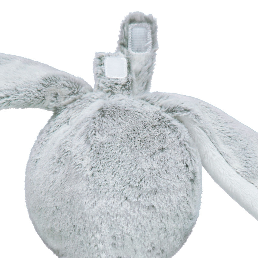 Peluche en velours et sherpa forme lapin - Prémaman