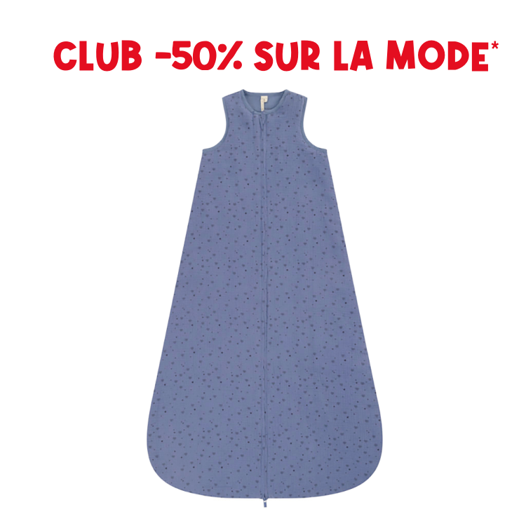 Sleeveless muslin sleeping bag TOG 2 T3 - Prémaman