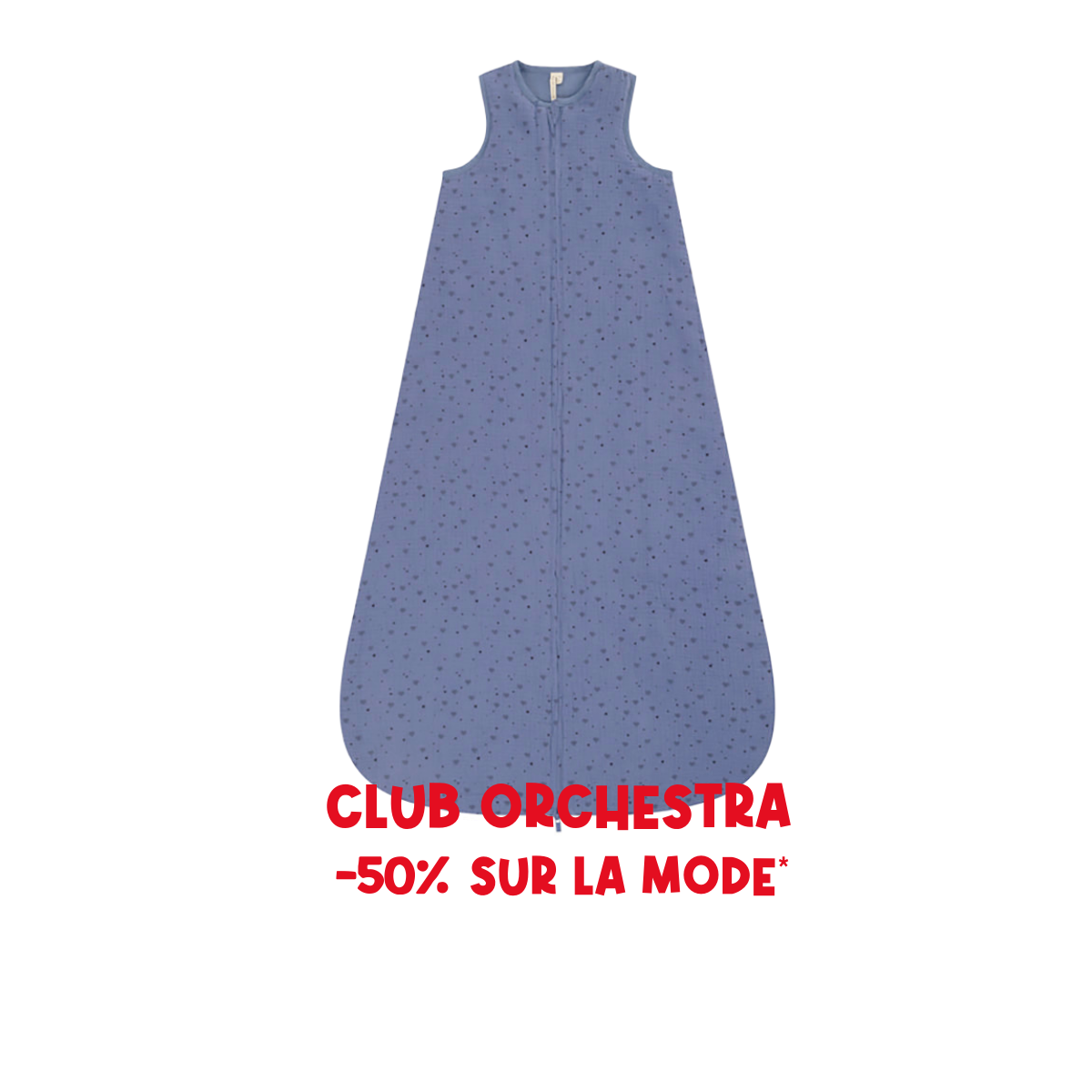 Sleeveless muslin sleeping bag TOG 2 T3 - Prémaman