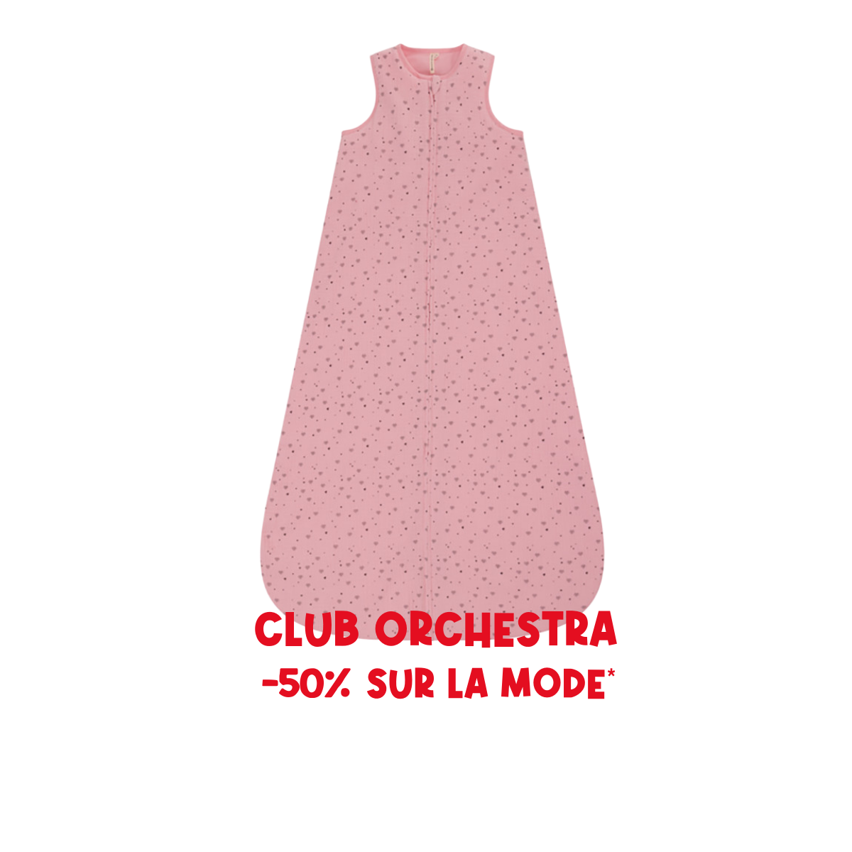 Sleeveless muslin sleeping bag TOG 2 T3 - Prémaman