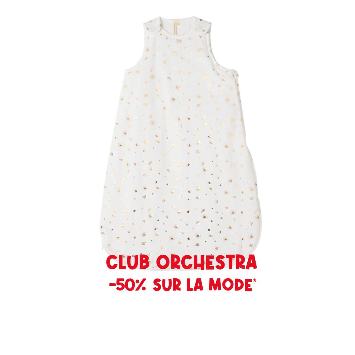 Sleeveless velvet sleep sack TOG 3 - Premaman
