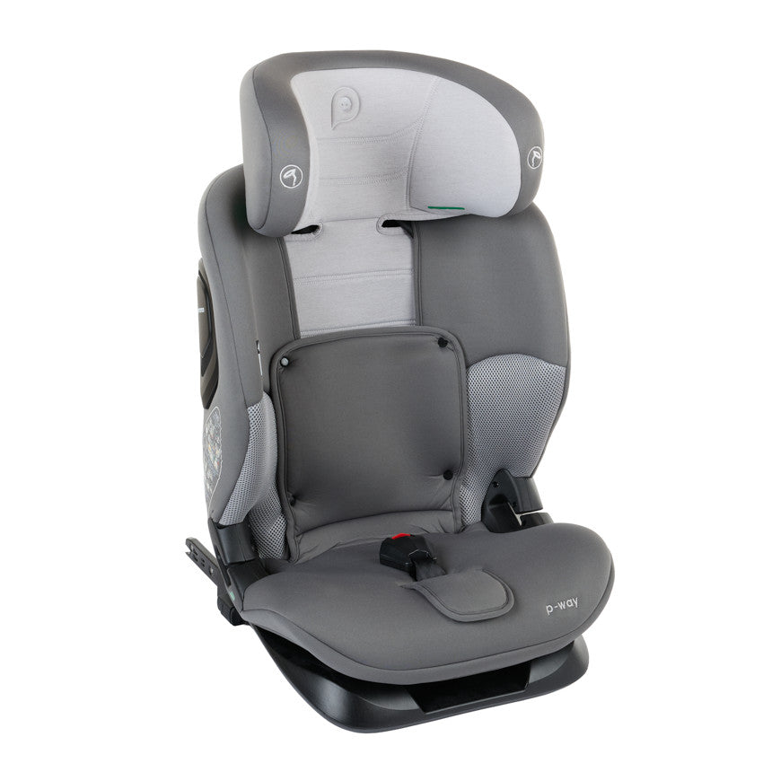 Siège-auto i-Size 76-150 cm P-Way gris - Prémaman