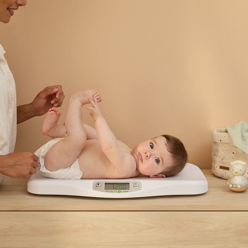 White baby scale - Prémaman