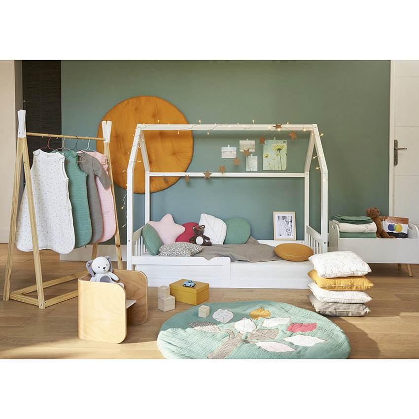 Housse de matelas à langer en gaze de coton Natural cocoon - Prémaman