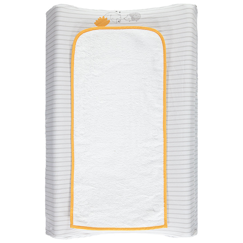 Housse de matelas à langer en popeline Nos petits amis - Prémaman
