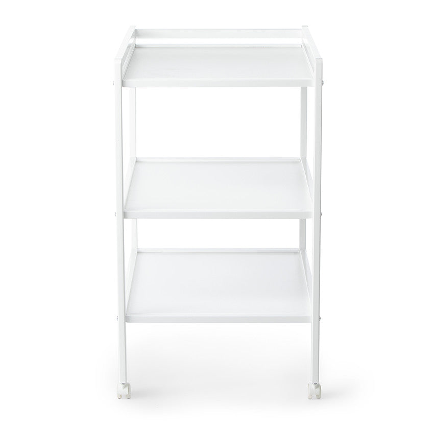 Tiny Changing Table with 2 Shelves - White - Prémaman