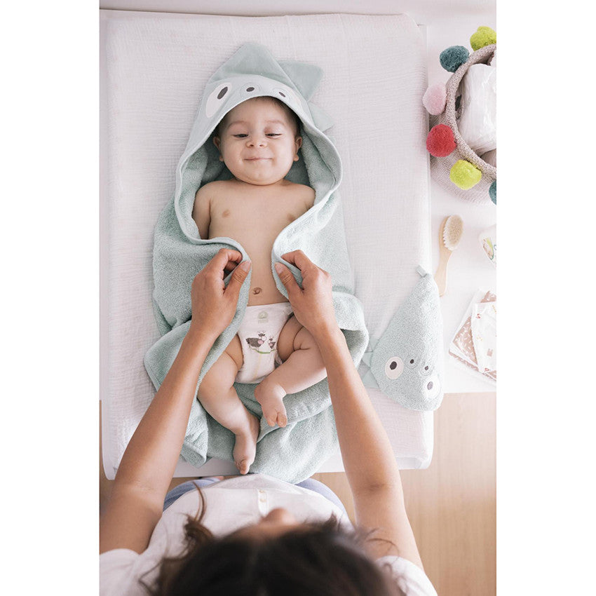 Dinosaur Bath Cape and Wash Mitt - Maternity