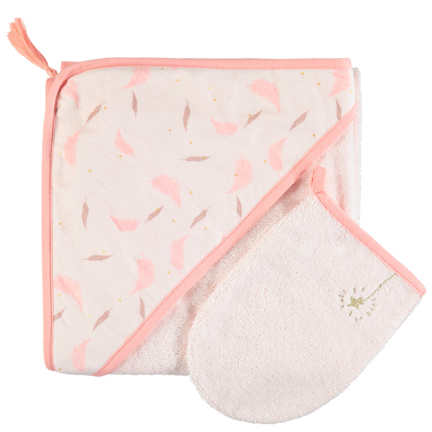 Magic Bird Hooded Towel and Washcloth - Premaman