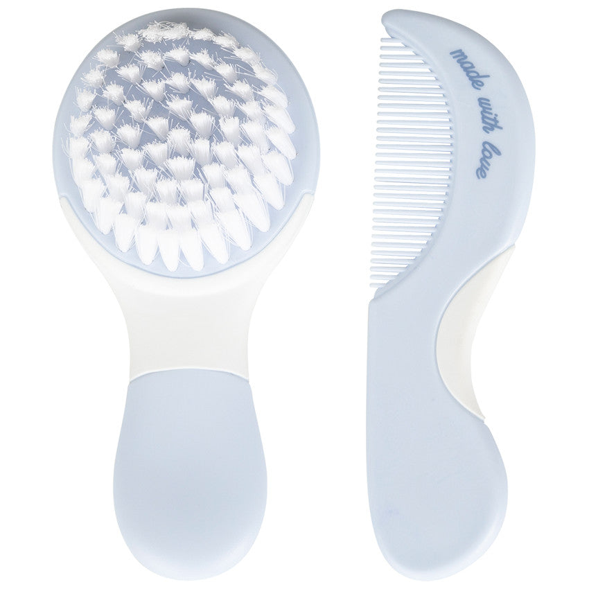 Aloha brush and comb set - Blue - Premaman