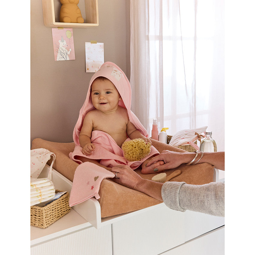 Set de bain cape + gant de toilette Little Princess - Prémaman