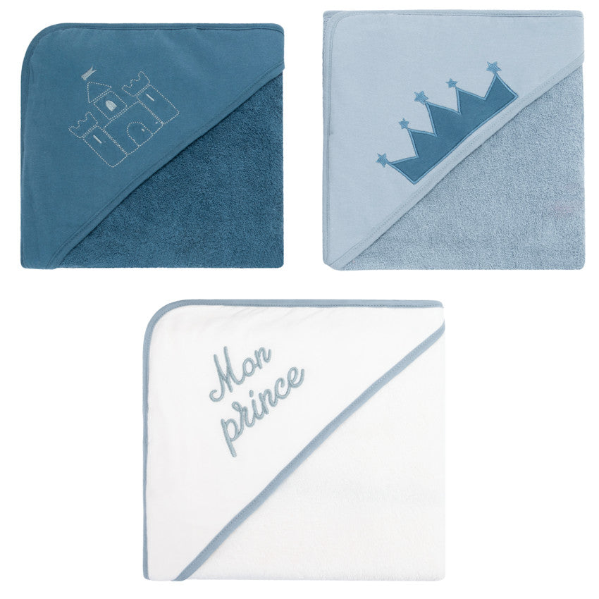 Lot de 3 capes de bain Prince - Prémaman