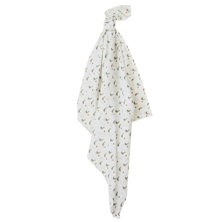 Goose print swaddle 100 x 100 cm - Prémaman