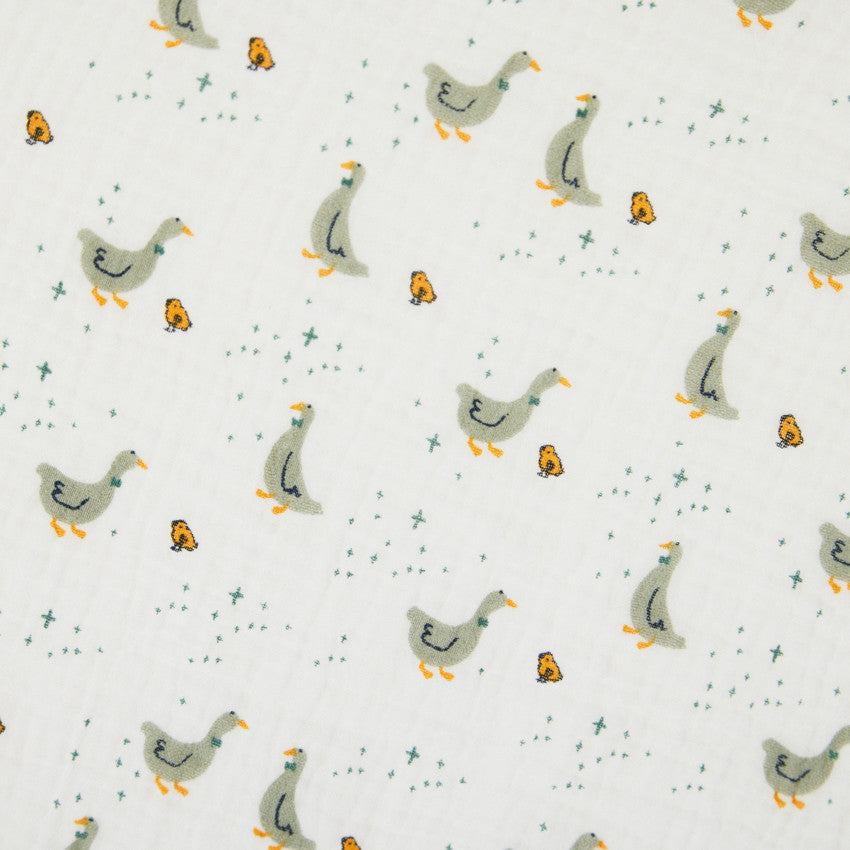 Goose print swaddle 100 x 100 cm - Prémaman
