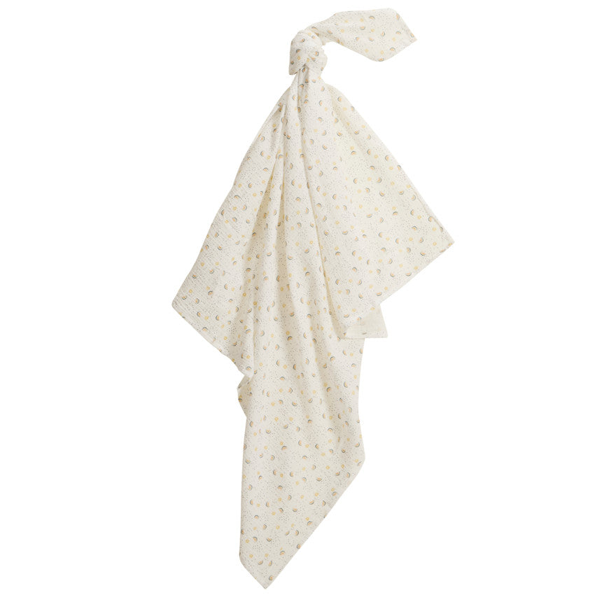 Rainbow print 100 x 100 cm cotton gauze swaddle - Premaman