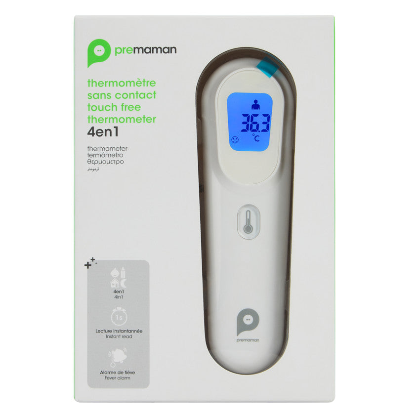 4-in-1 White Multifunction Thermometer - Maternity