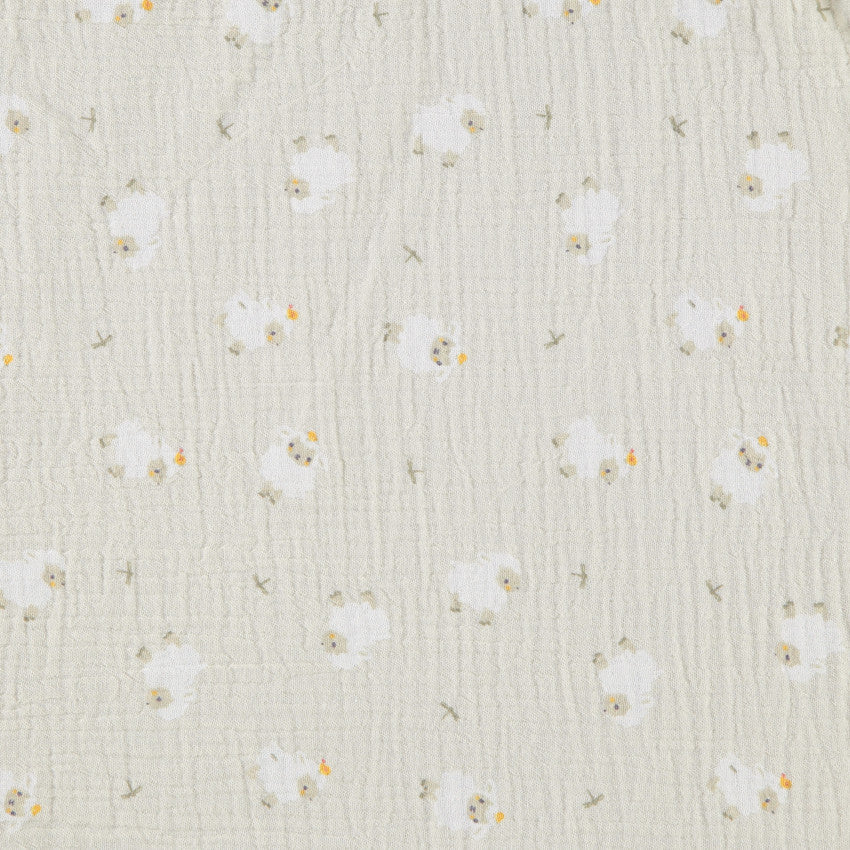 Set of 3 muslin swaddles 70 x 70 cm La Vie à la Ferme - Prémaman