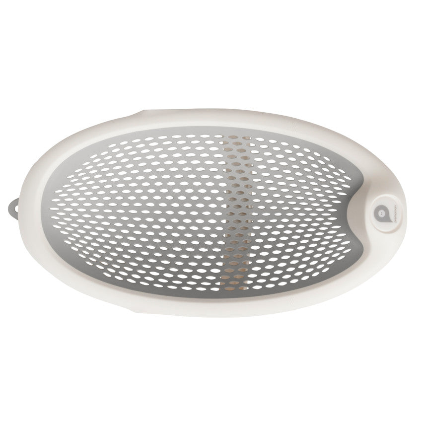 Foldable silicone bath seat in grey/white - Prémaman