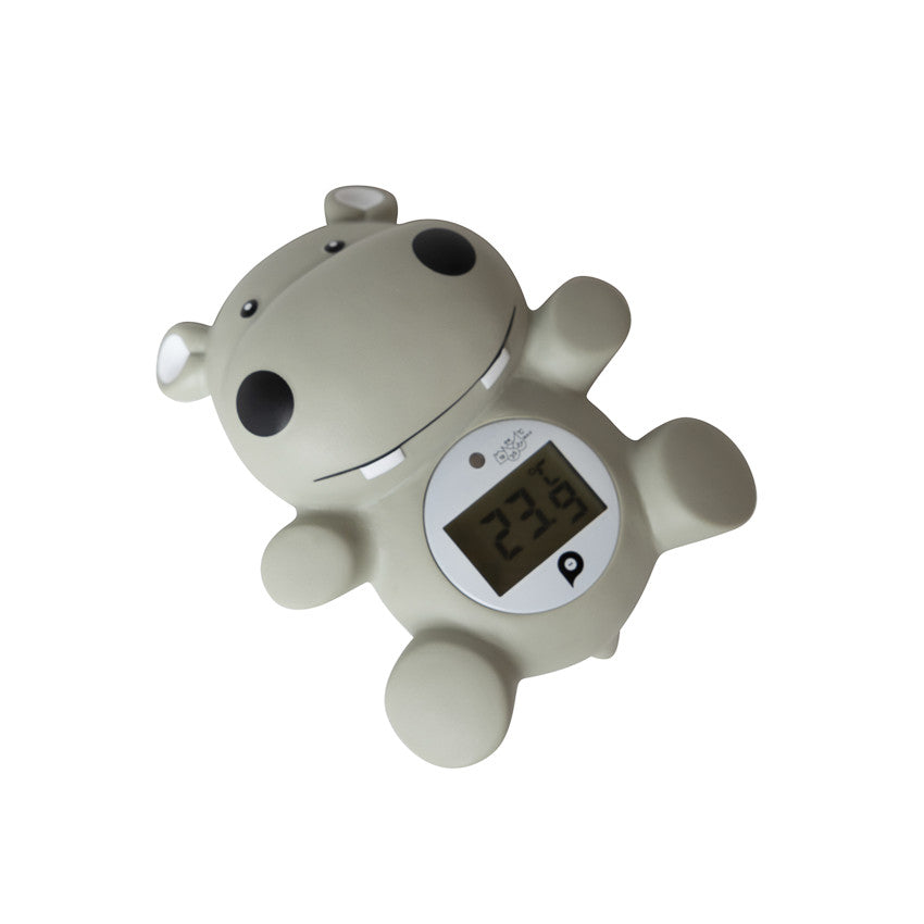 Hippo grey bath and room thermometer - Prémaman