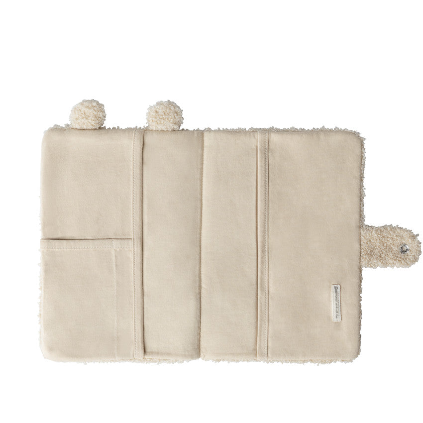 "Roi des Forêts" Beige Terry Cloth Health Book Cover - Prémaman