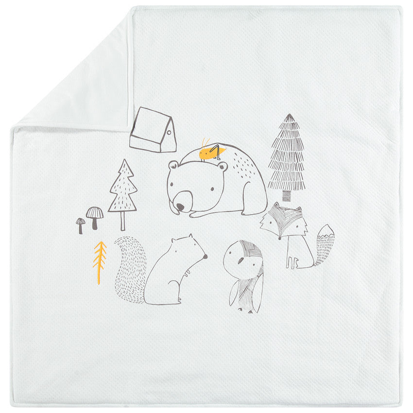 Jersey blanket with forest animals - Maternity