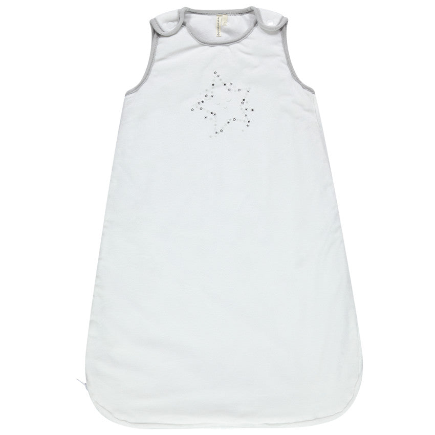 Sleeveless velvet sleeping bag with star print TOG 3.5 - Prémaman
