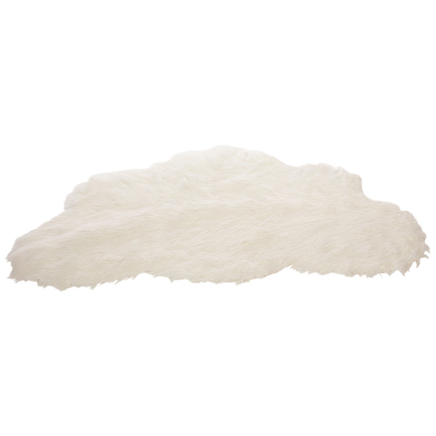 Cloud-shaped faux fur rug 80x120 cm - Prémaman