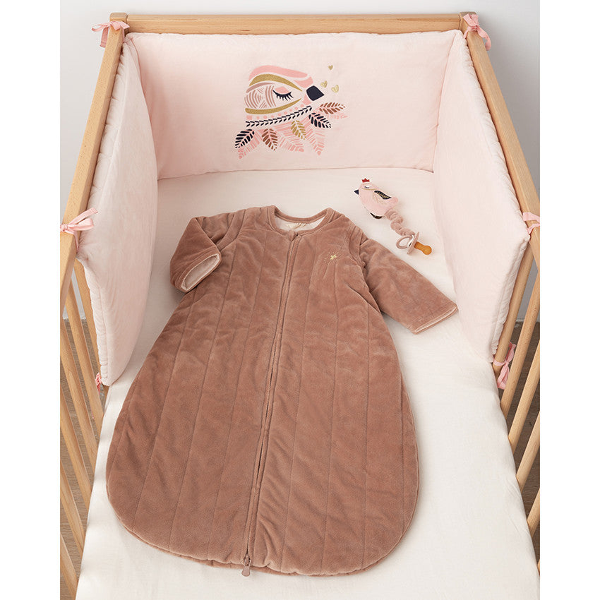 Pajamas with removable long sleeves in velvet TOG 3 - Premaman