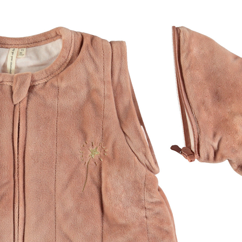 Pajamas with removable long sleeves in velvet TOG 3 - Premaman