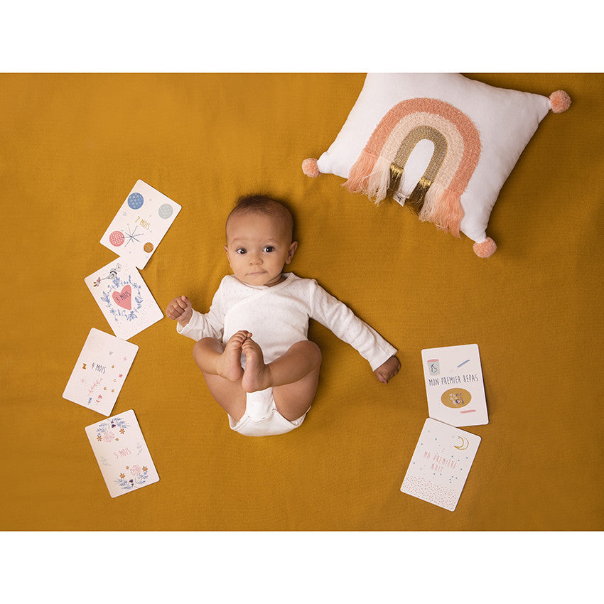 Cartes photo de naissance bébé fille x28 - Prémaman