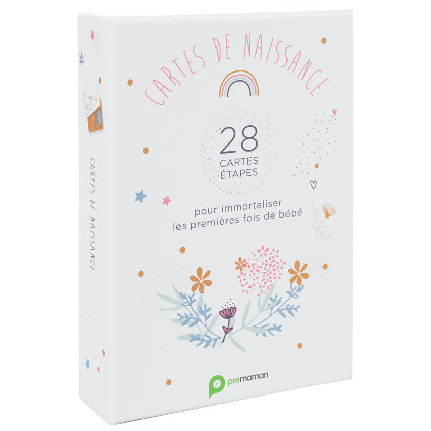 Cartes photo de naissance bébé fille x28 - Prémaman