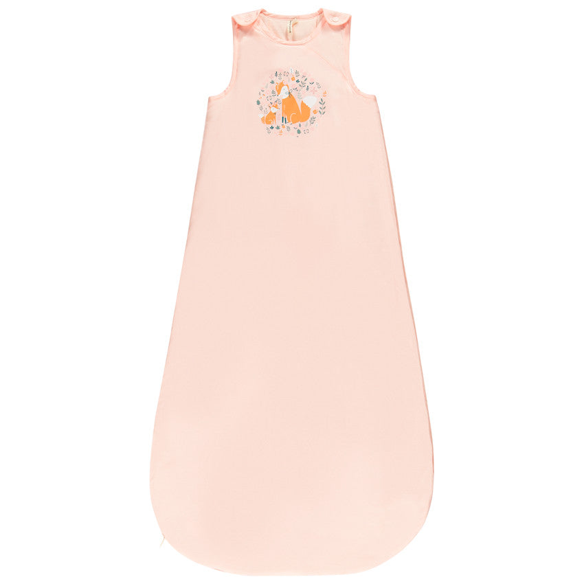 Sleeveless poplin sleep sack TOG 2.5 Fox print - Prémaman