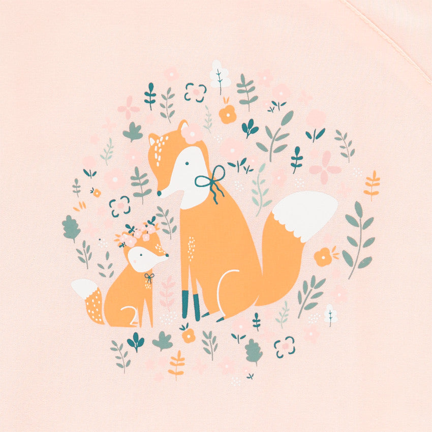 Sleeveless poplin sleep sack TOG 2.5 Fox print - Prémaman