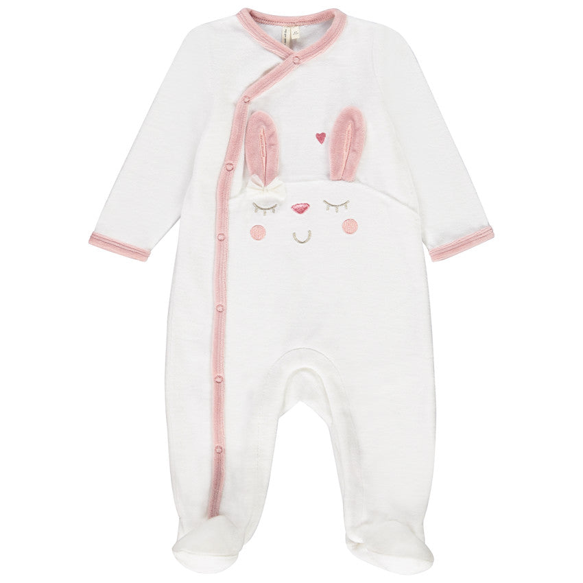 Little Princess Velour Sleepsuit - Premaman