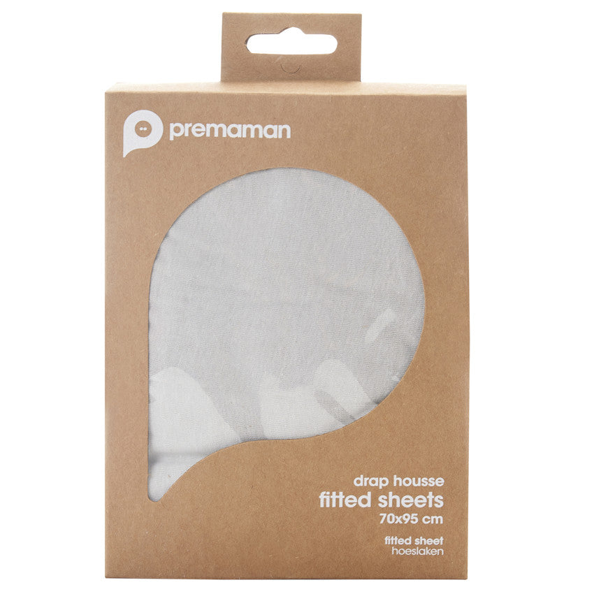 Jersey fitted sheet for playpen mattress 70 x 95 cm - Prémaman