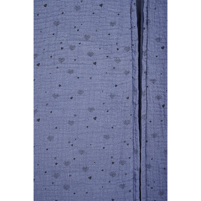 TOG 2 Cotton Gauze Sleeping Bag with Heart Print - Prémaman